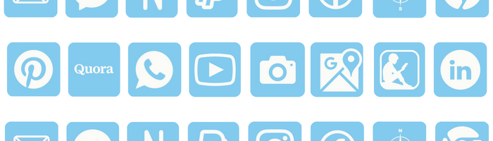 light Blue app icons pack Featured Image