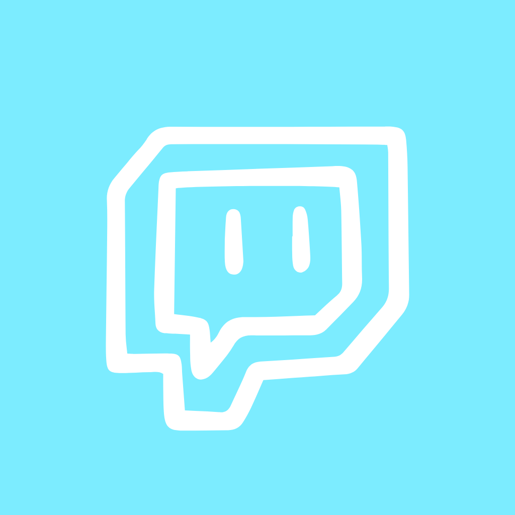 Blue App Icon twitch