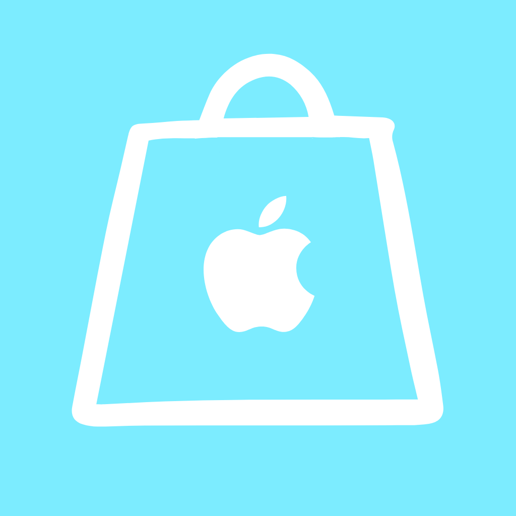 Blue App Icon Apple Store