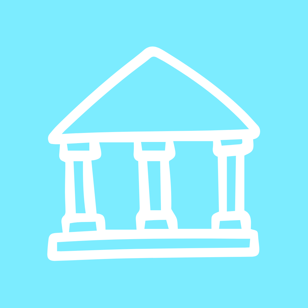 Blue App Icon Bank