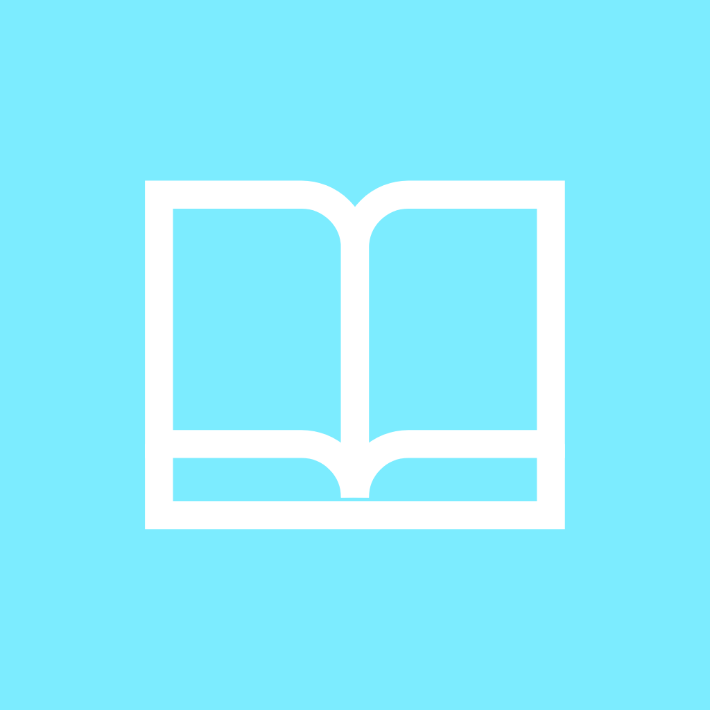 Blue App Icon Books