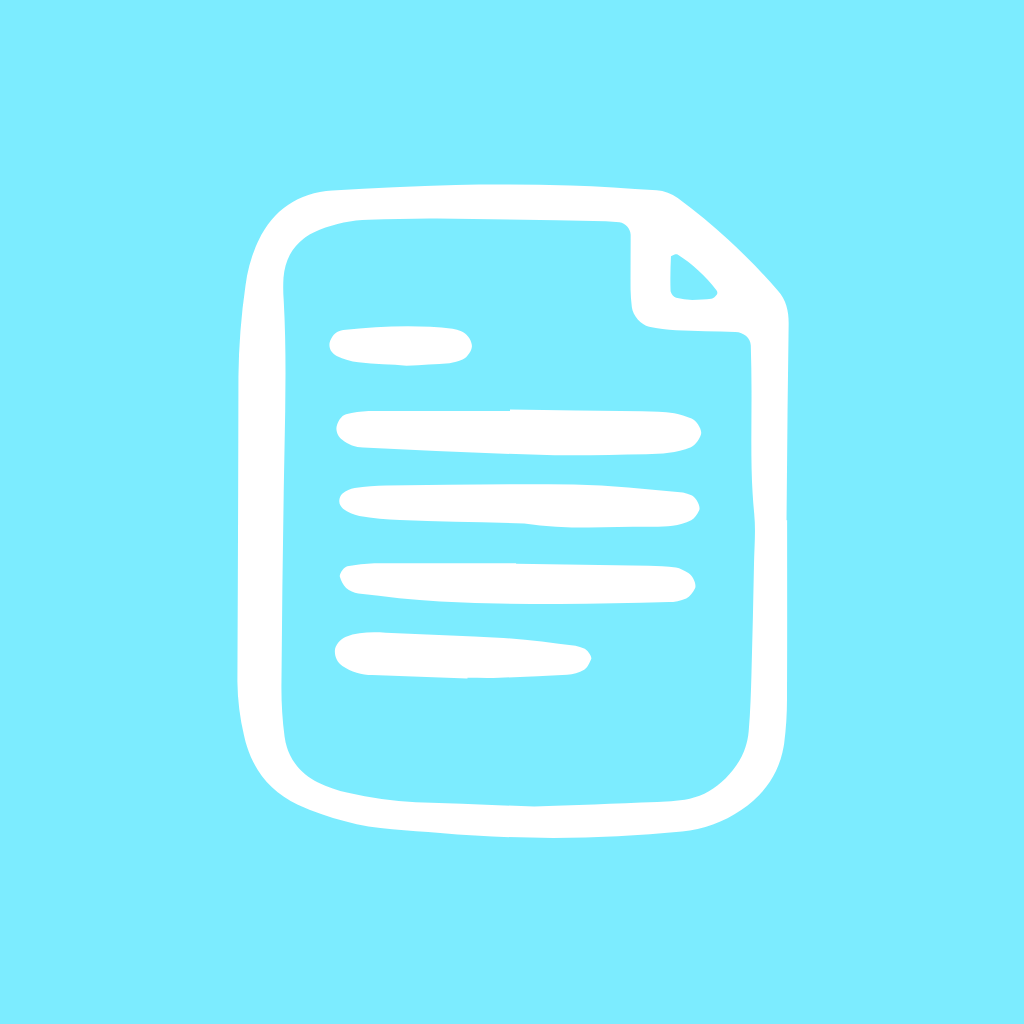 Blue App Icon Docs