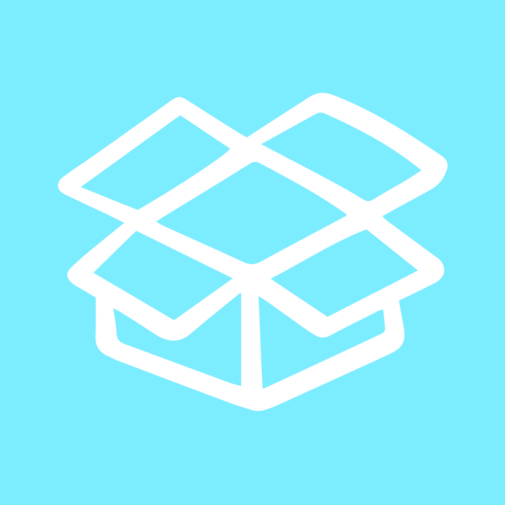 Blue App Icon Dropbox