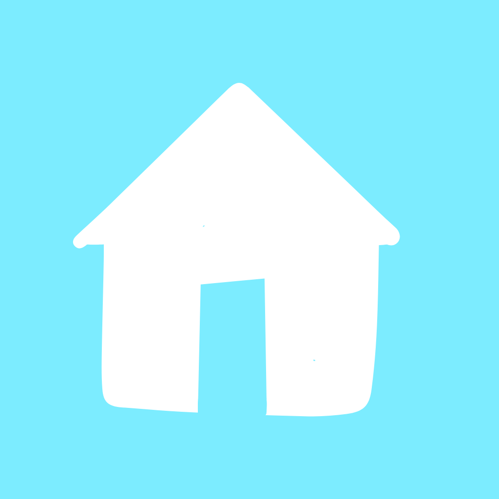 Blue App Icon Home