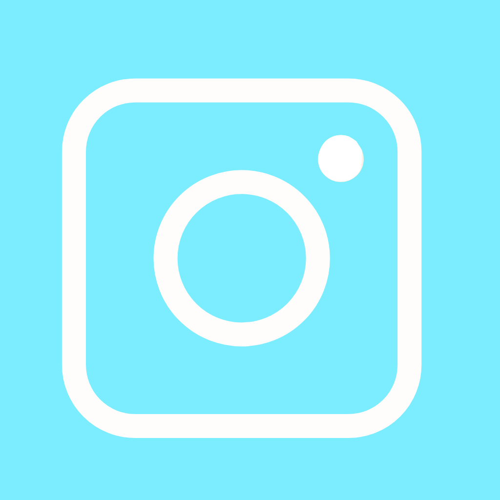 Blue App Icon Instagram