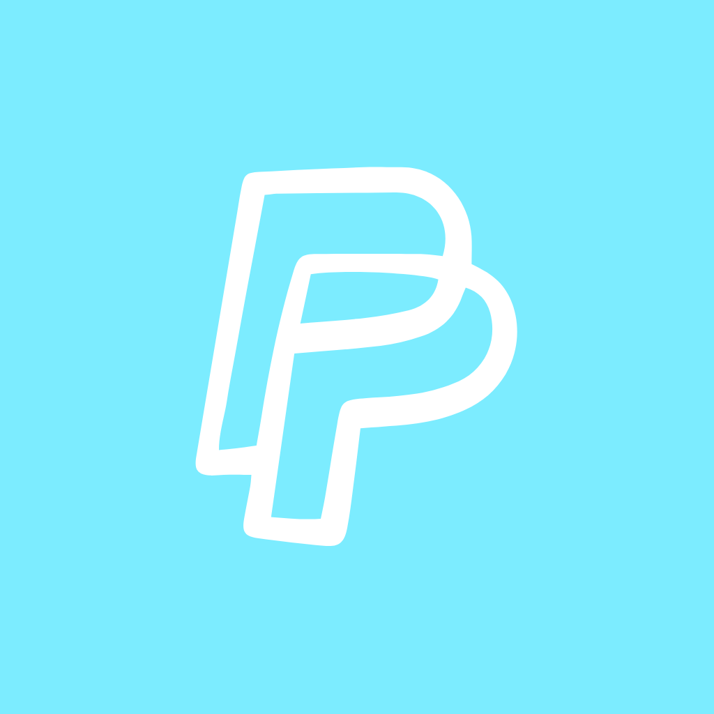 Blue App Icon Paypal