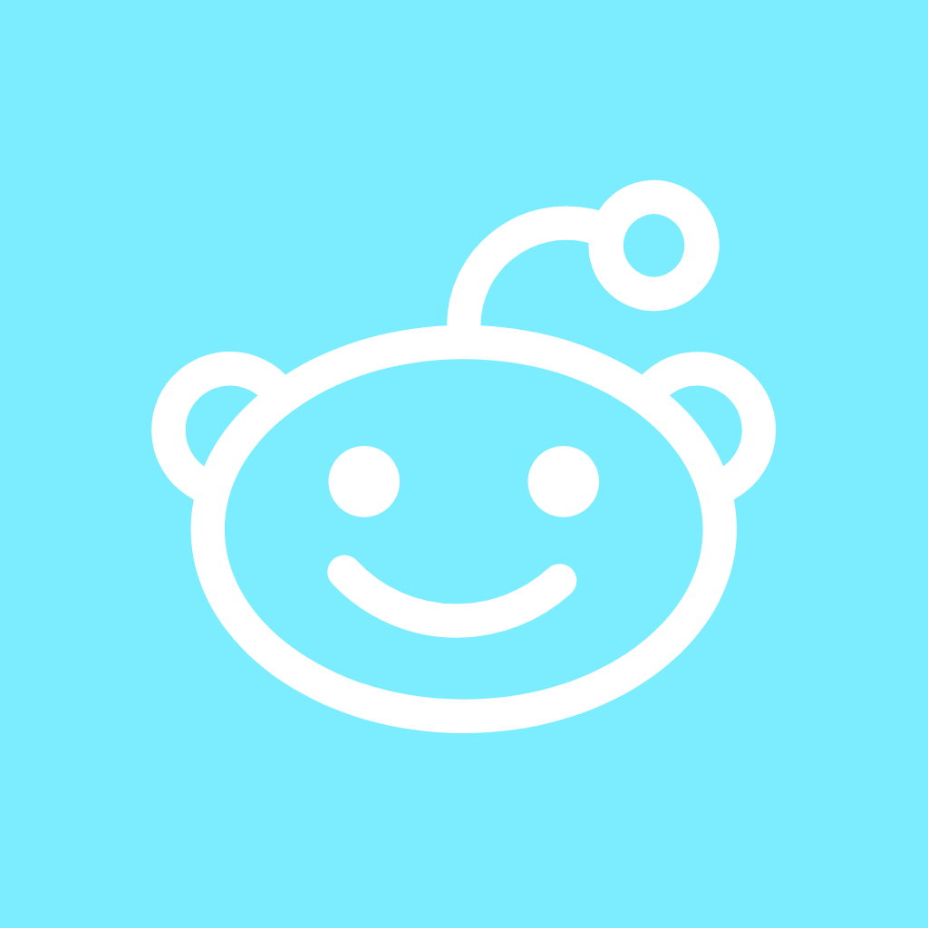 Blue App Icon Reddit