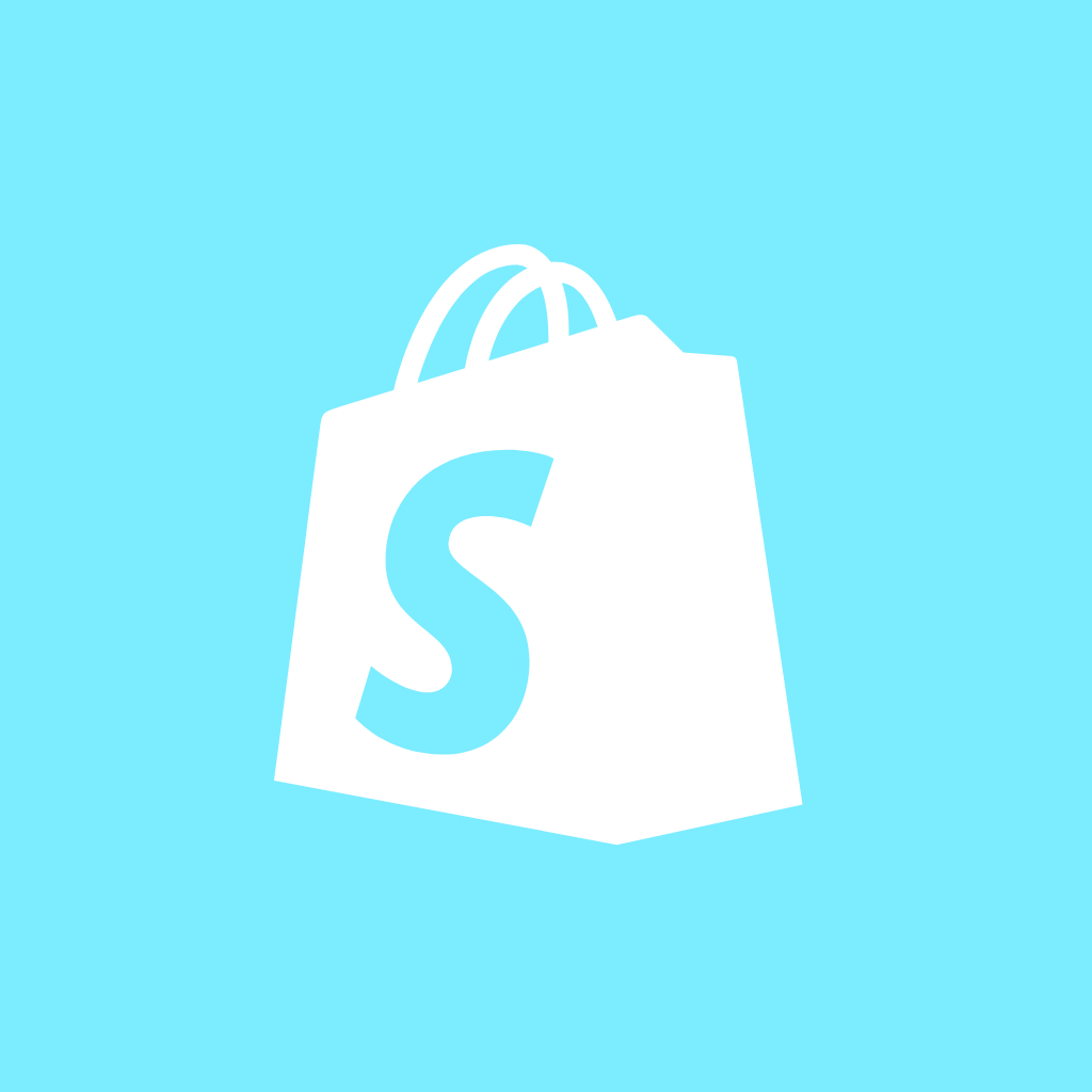 Blue App Icon Shopify