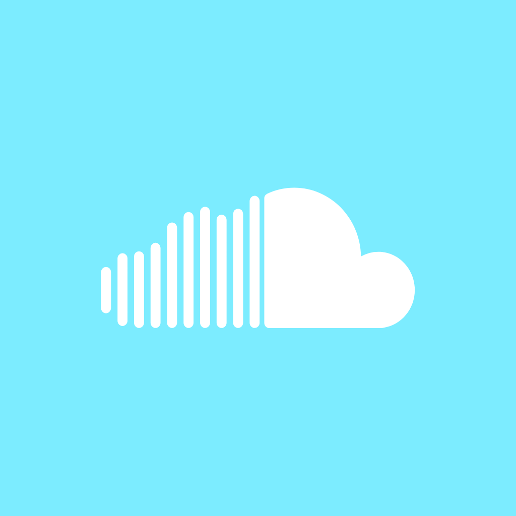 Blue App Icon Soundcloud