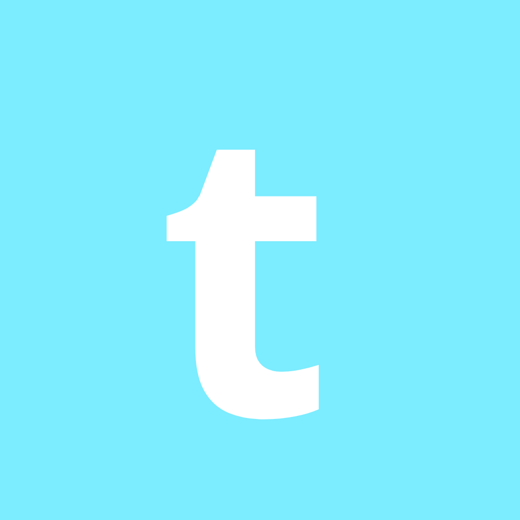 Blue App Icon Tumblr