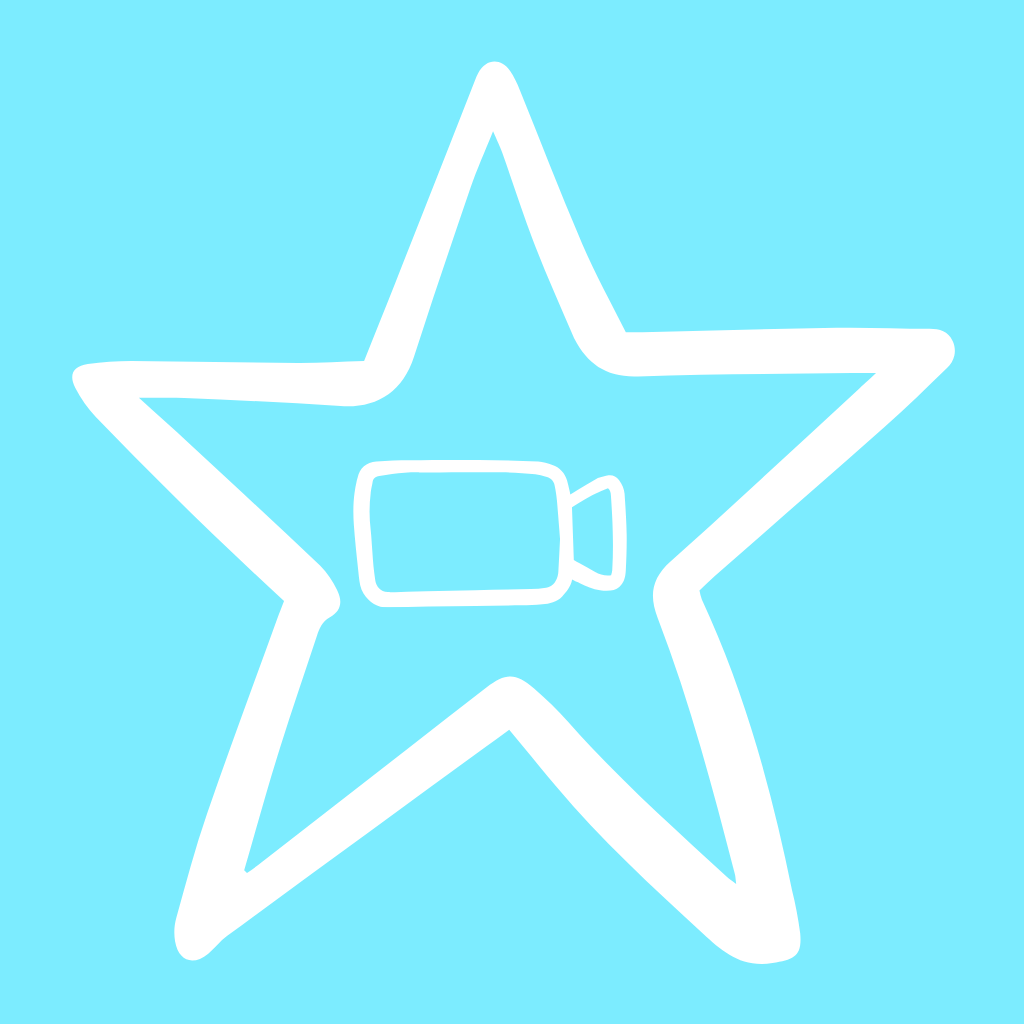 Blue App Icon iMovie