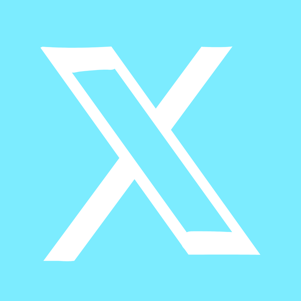 Blue X App Icon