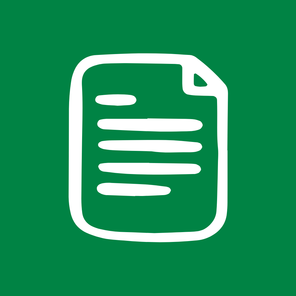 Green App Icon Docs