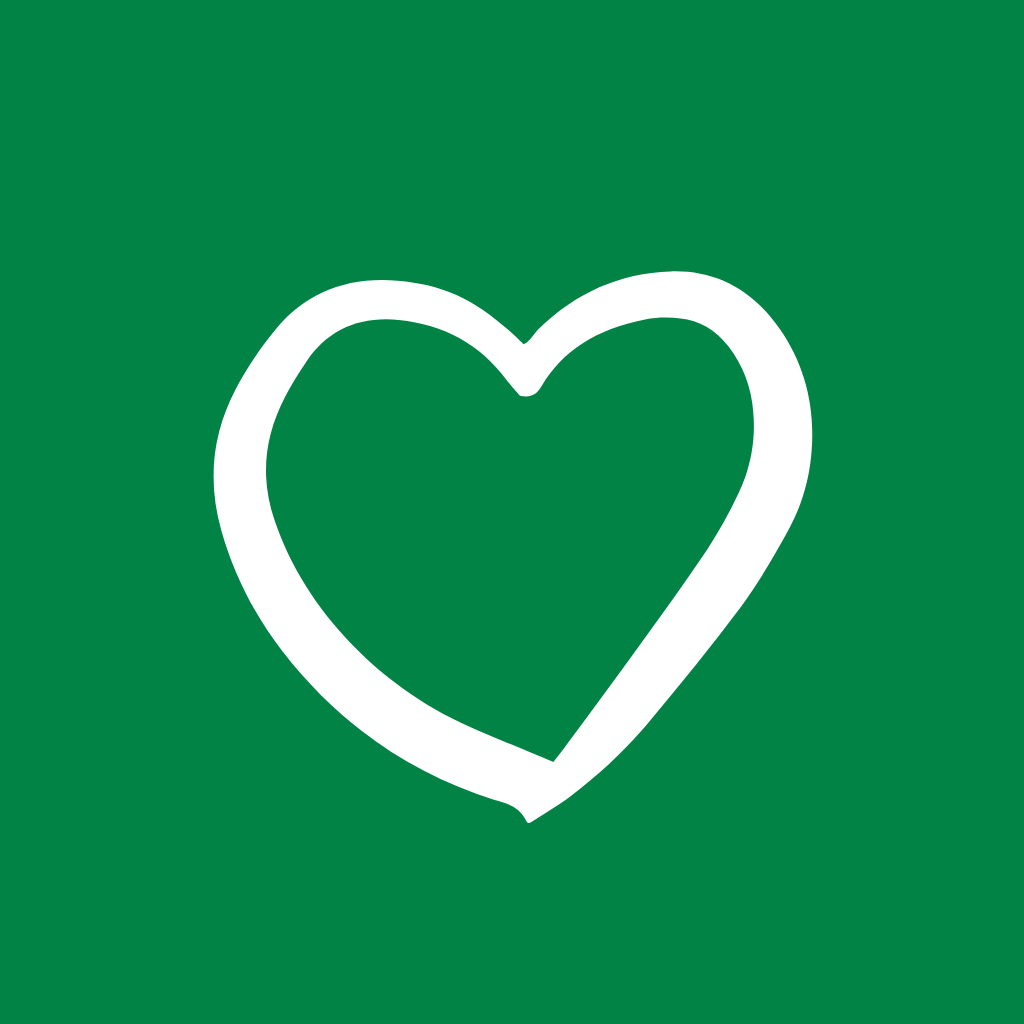 Green App Icon Heart