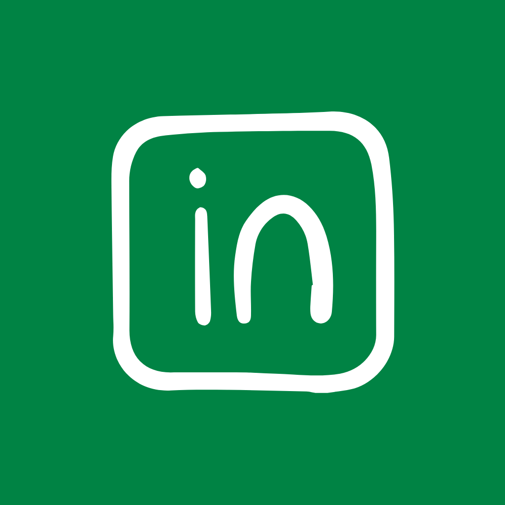 Green App Icon LinkedIn