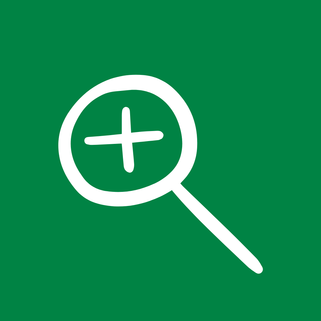 Green App Icon Magnifier