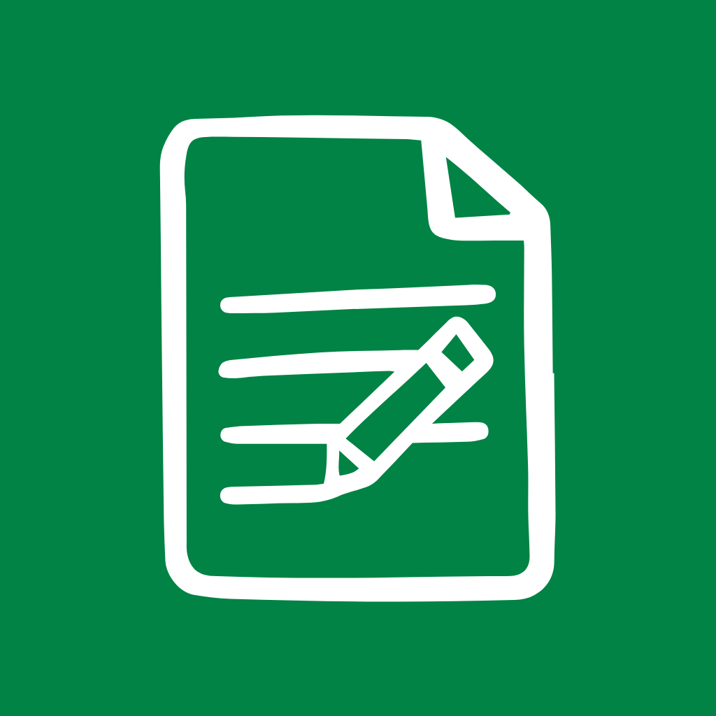 Green App Icon Notes