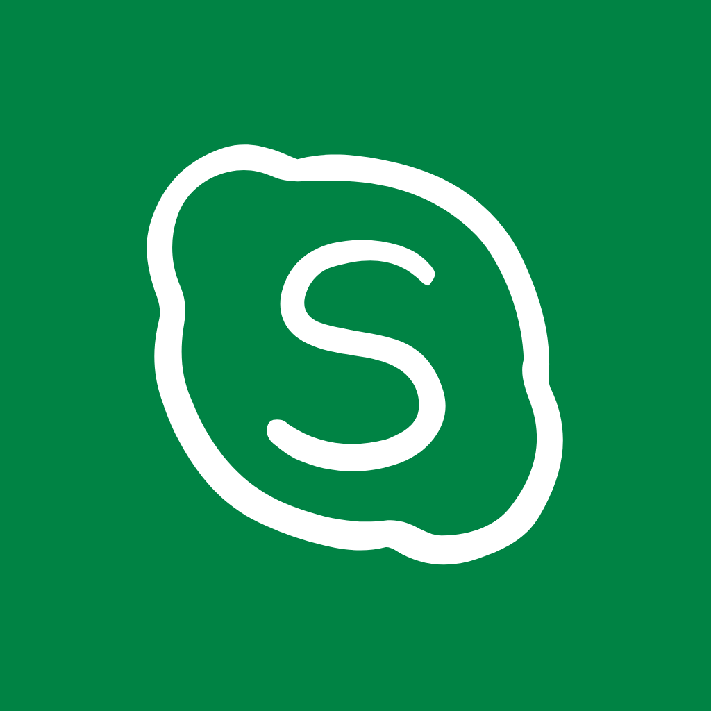 Green App Icon Skype