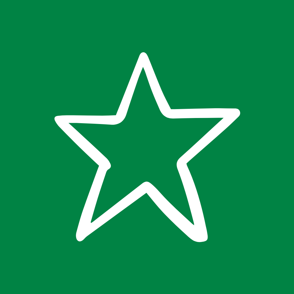 Green App Icon Star