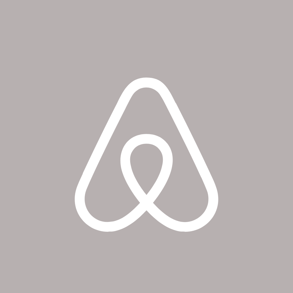 Grey App Icon Airbnb