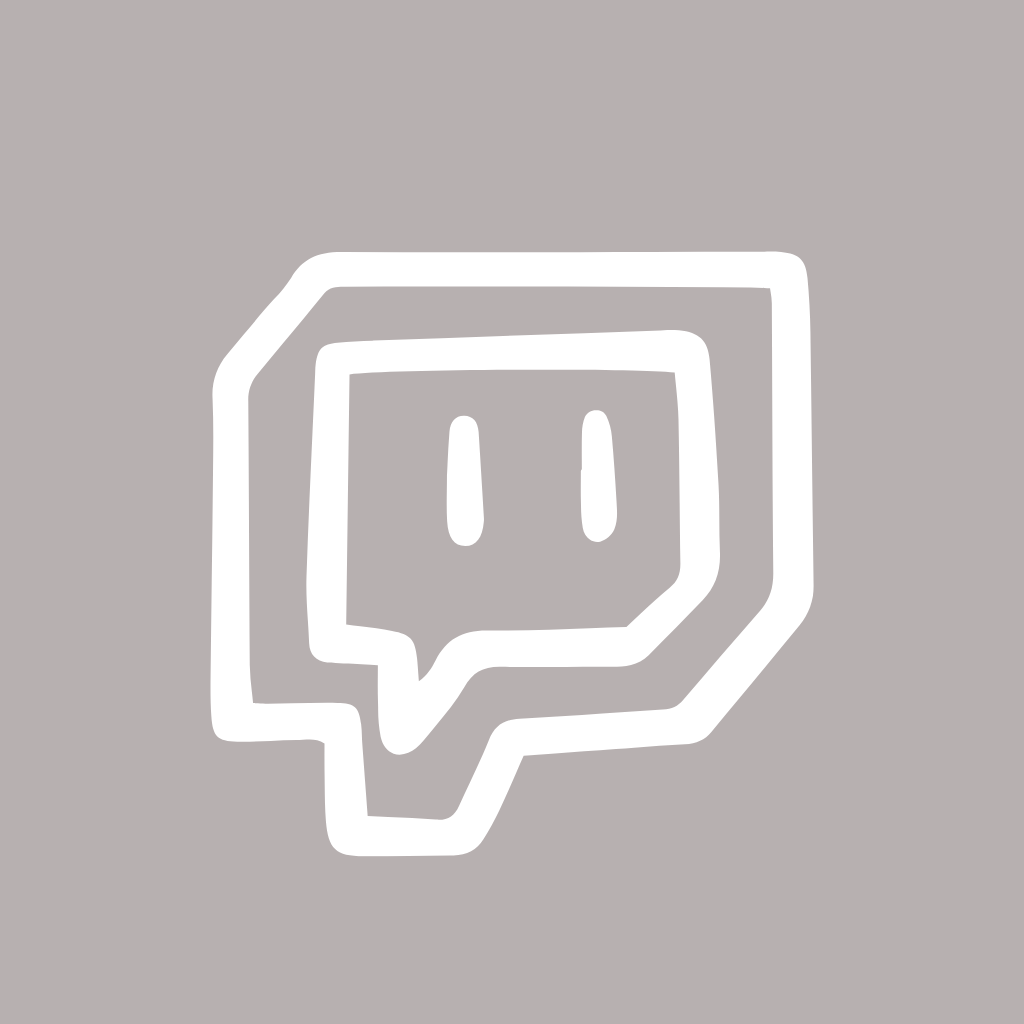 Grey App Icon App Icon Twitch