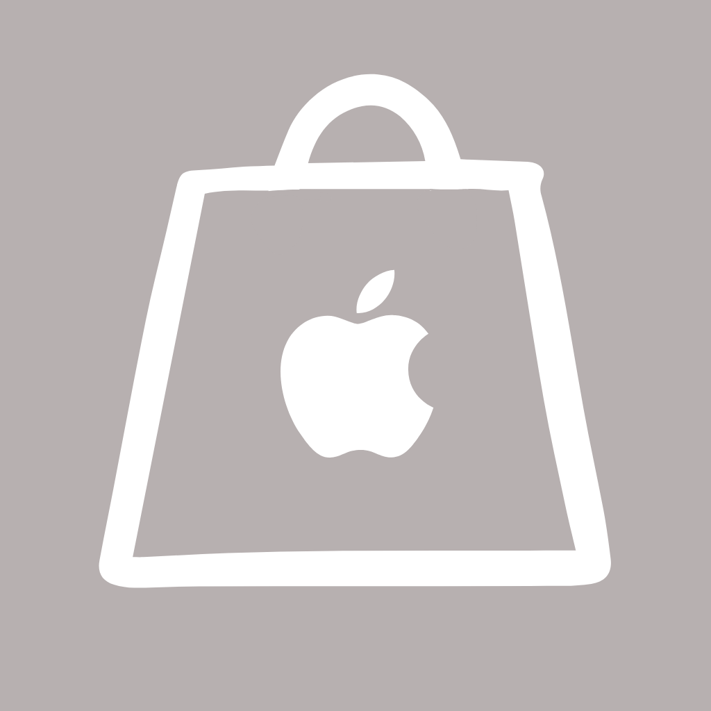 Grey App Icon Apple Store