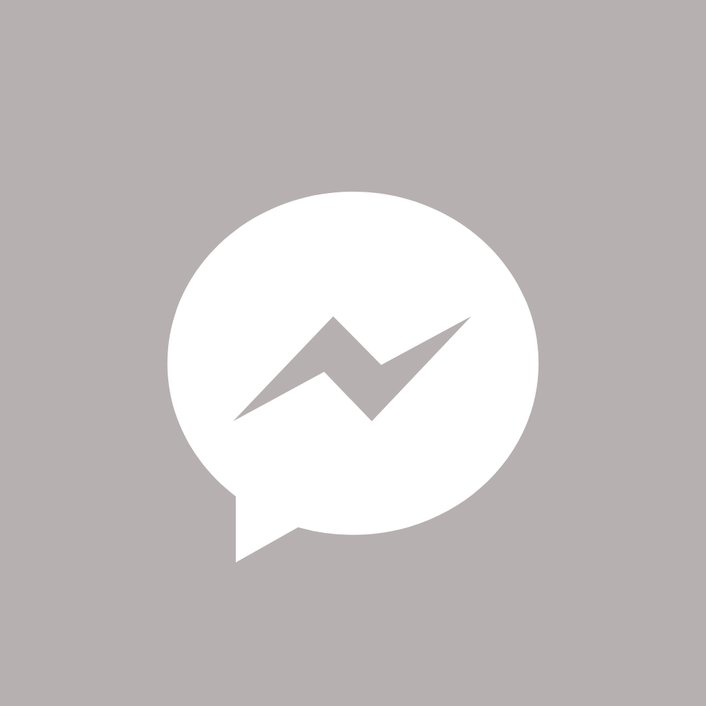 Grey App Icon Messenger