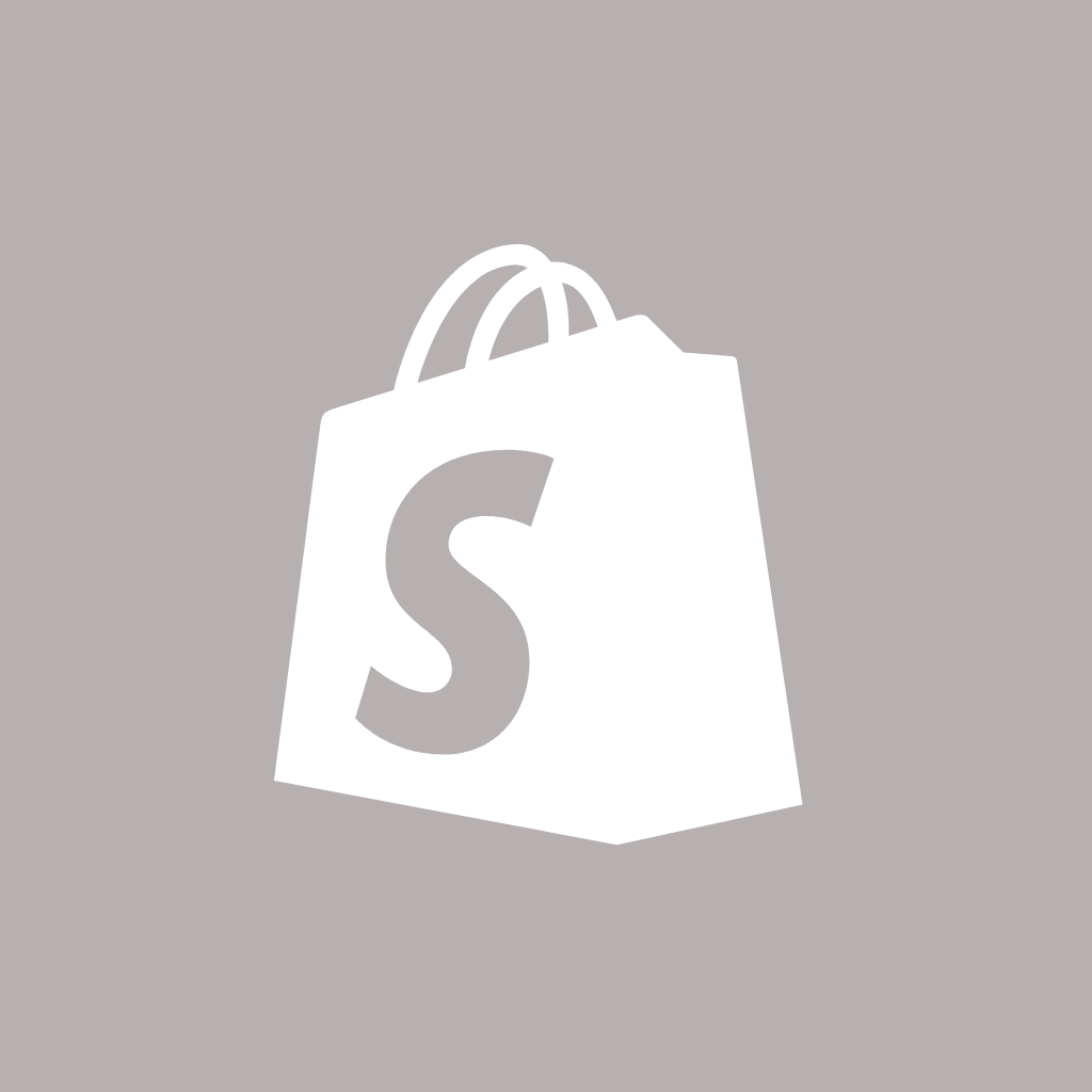 Grey App Icon Shopify