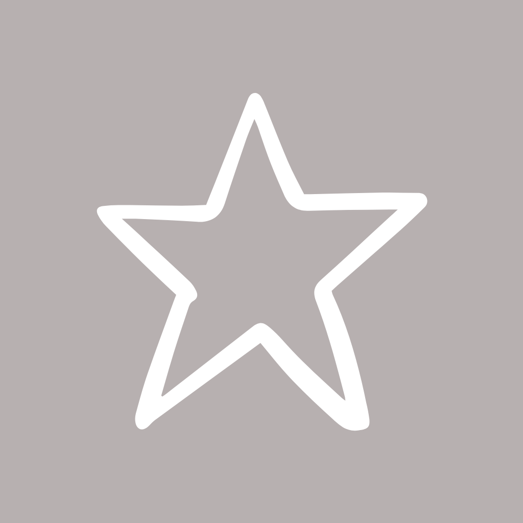 Grey App Icon Star