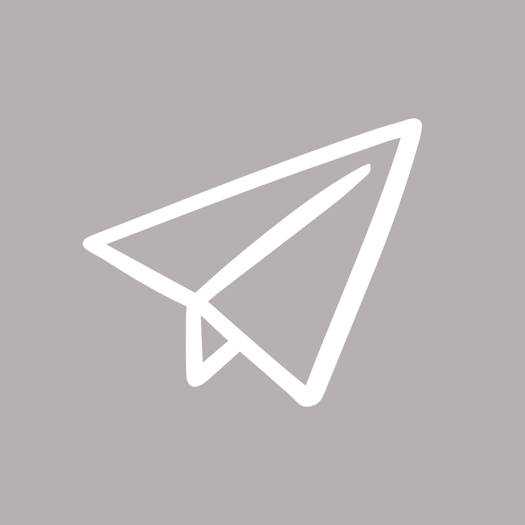 Grey App Icon Telegram