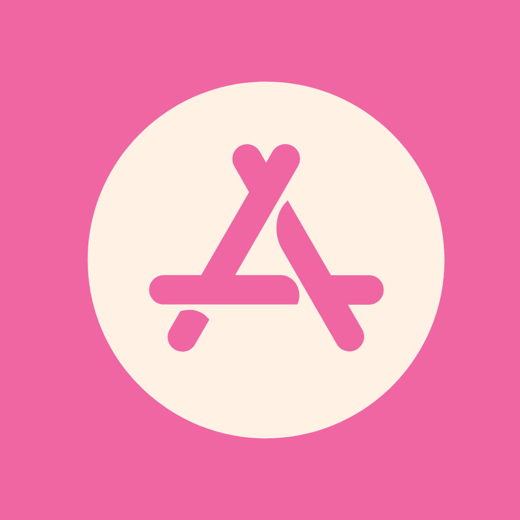 Hot Pink App Icon App Store