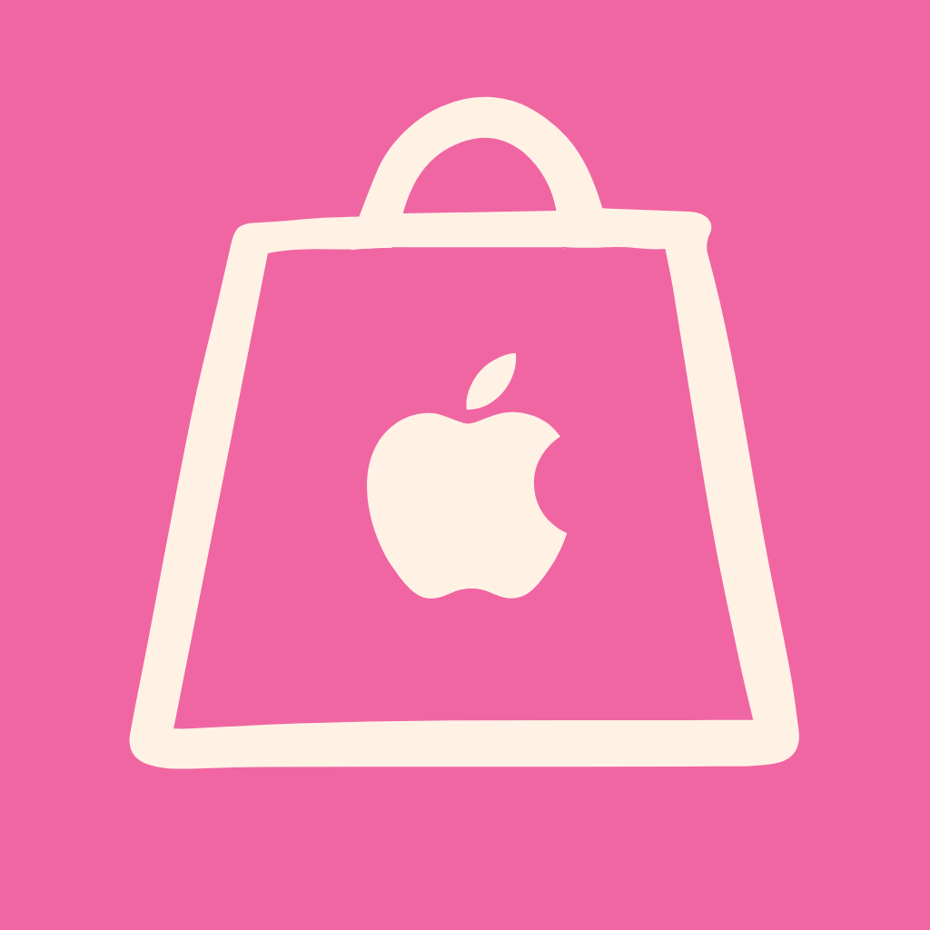 Hot Pink App Icon Apple Store