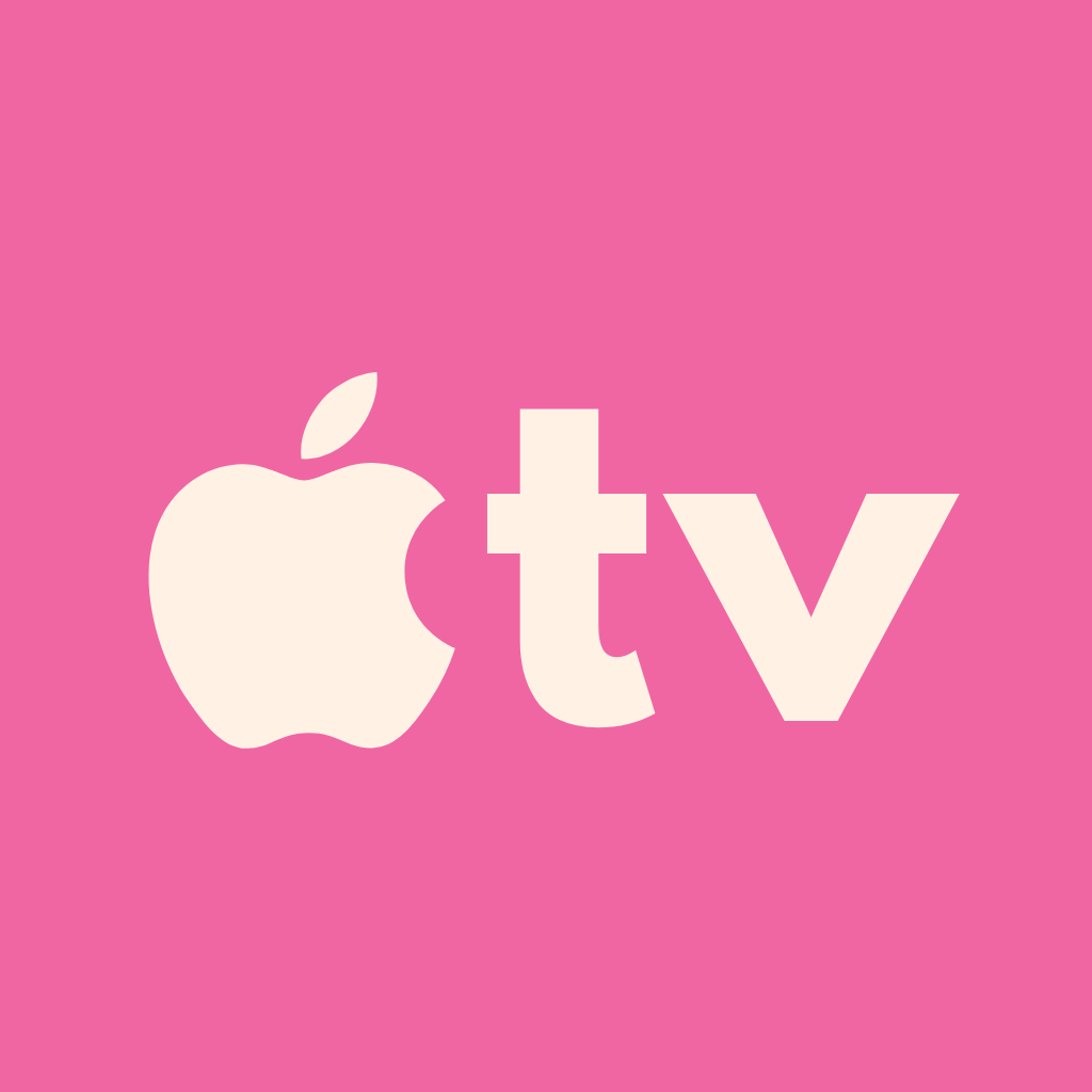 Hot Pink App Icon Apple TV