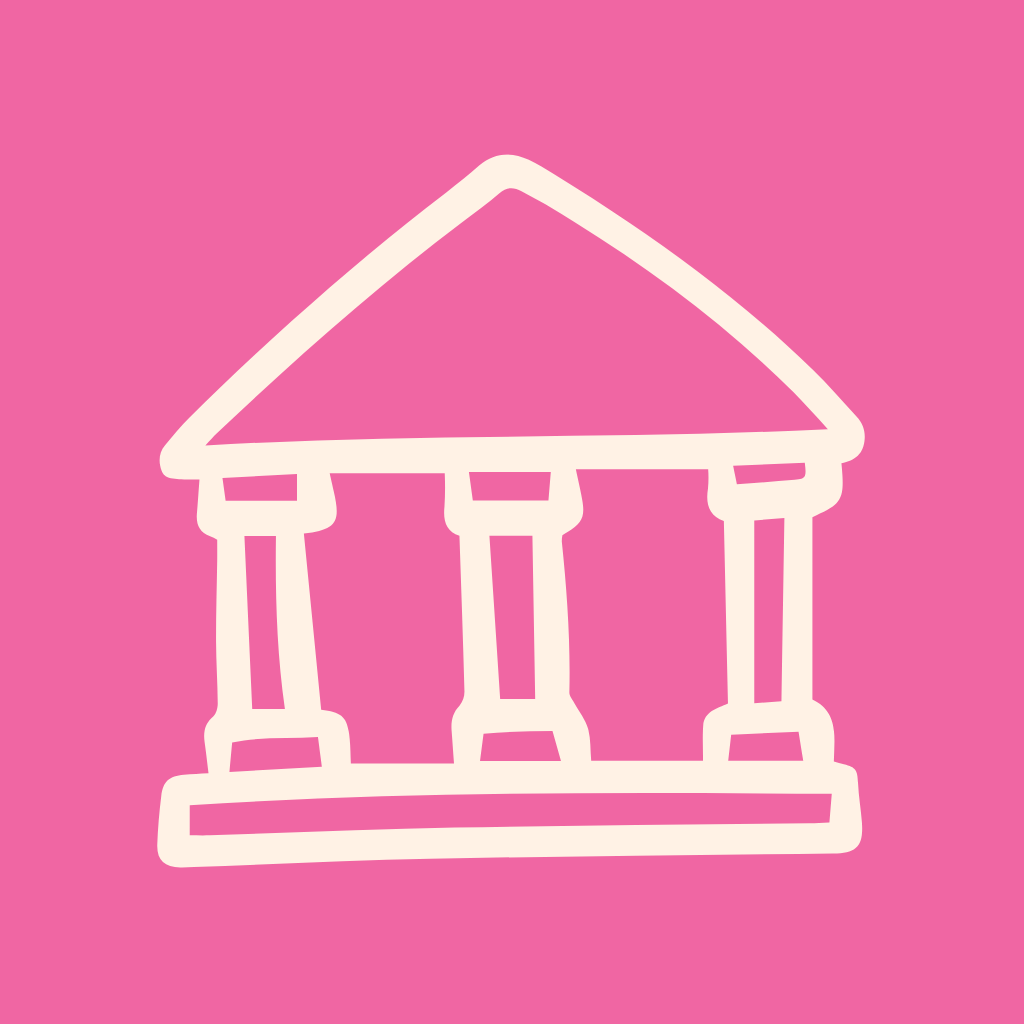 Hot Pink App Icon Bank