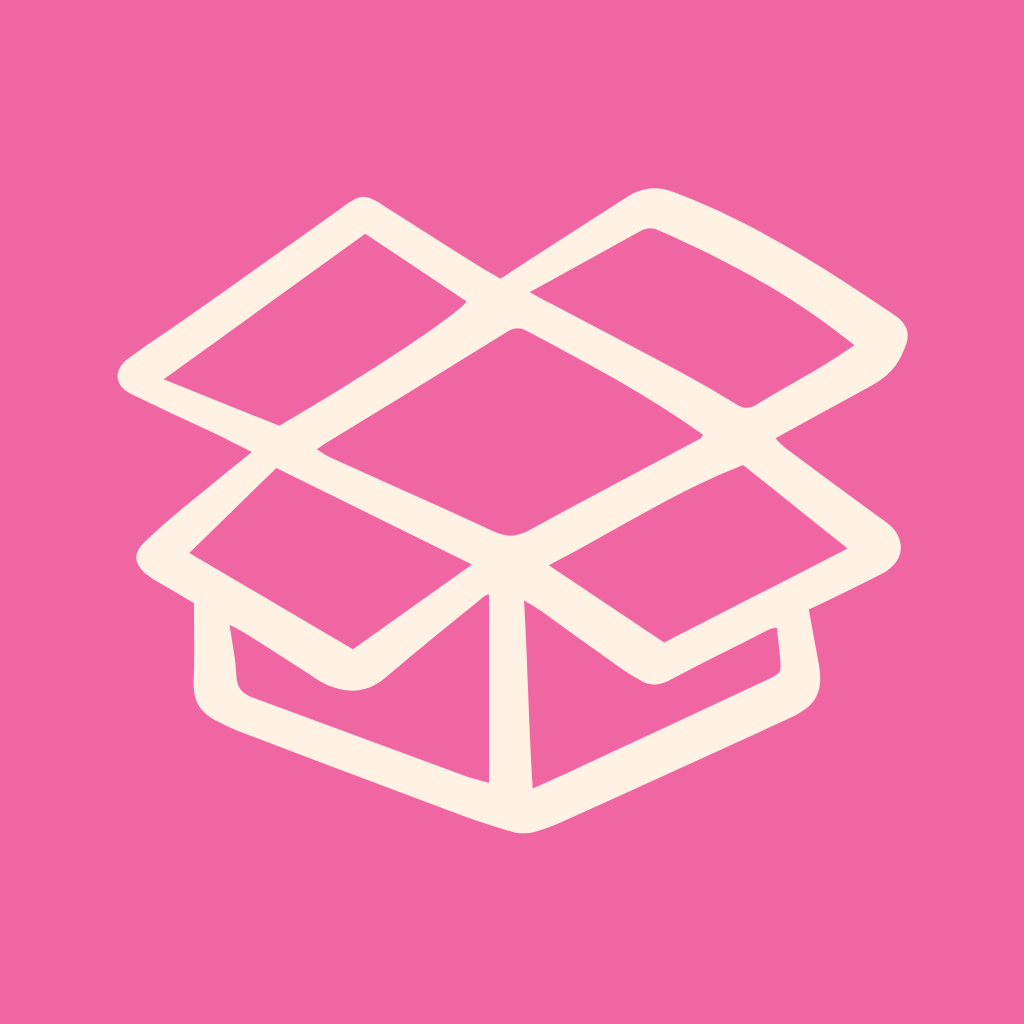 Hot Pink App Icon Dropbox