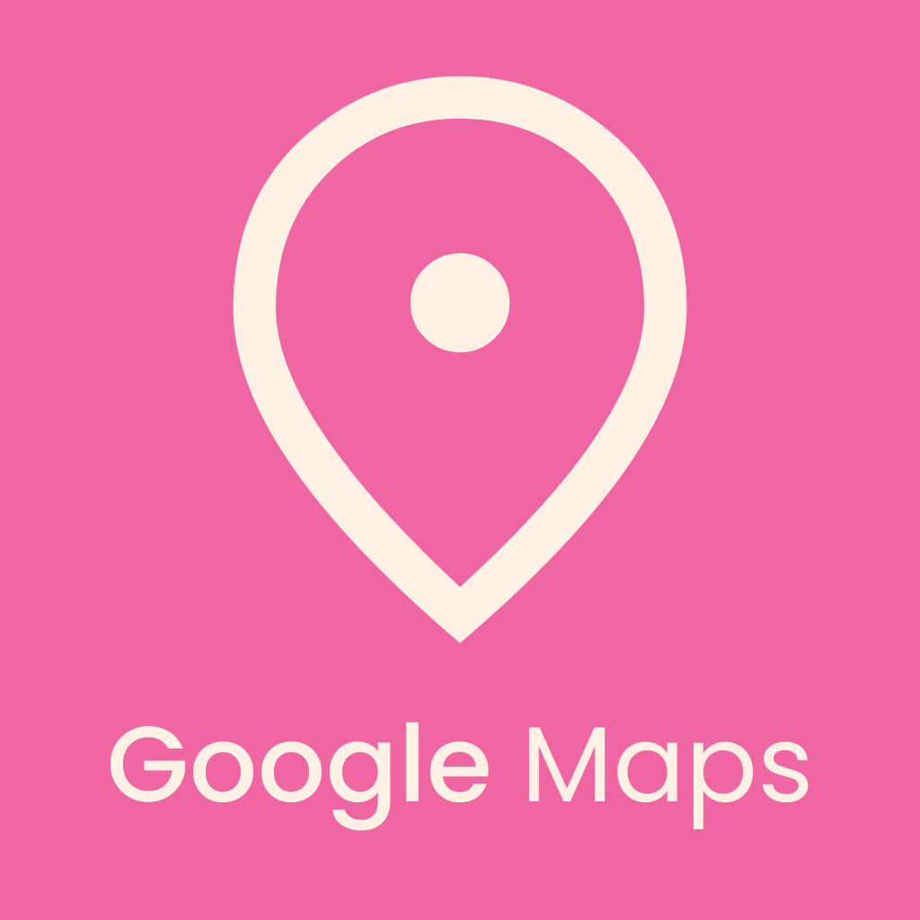 Hot Pink App Icon Google Maps