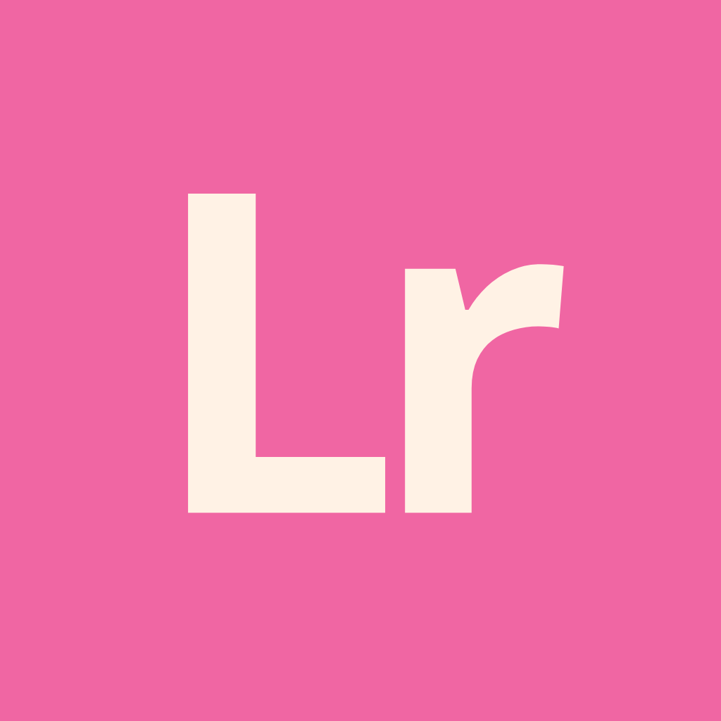 Hot Pink App Icon LightRoom