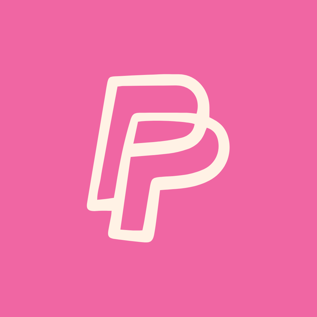 Hot Pink App Icon Paypal