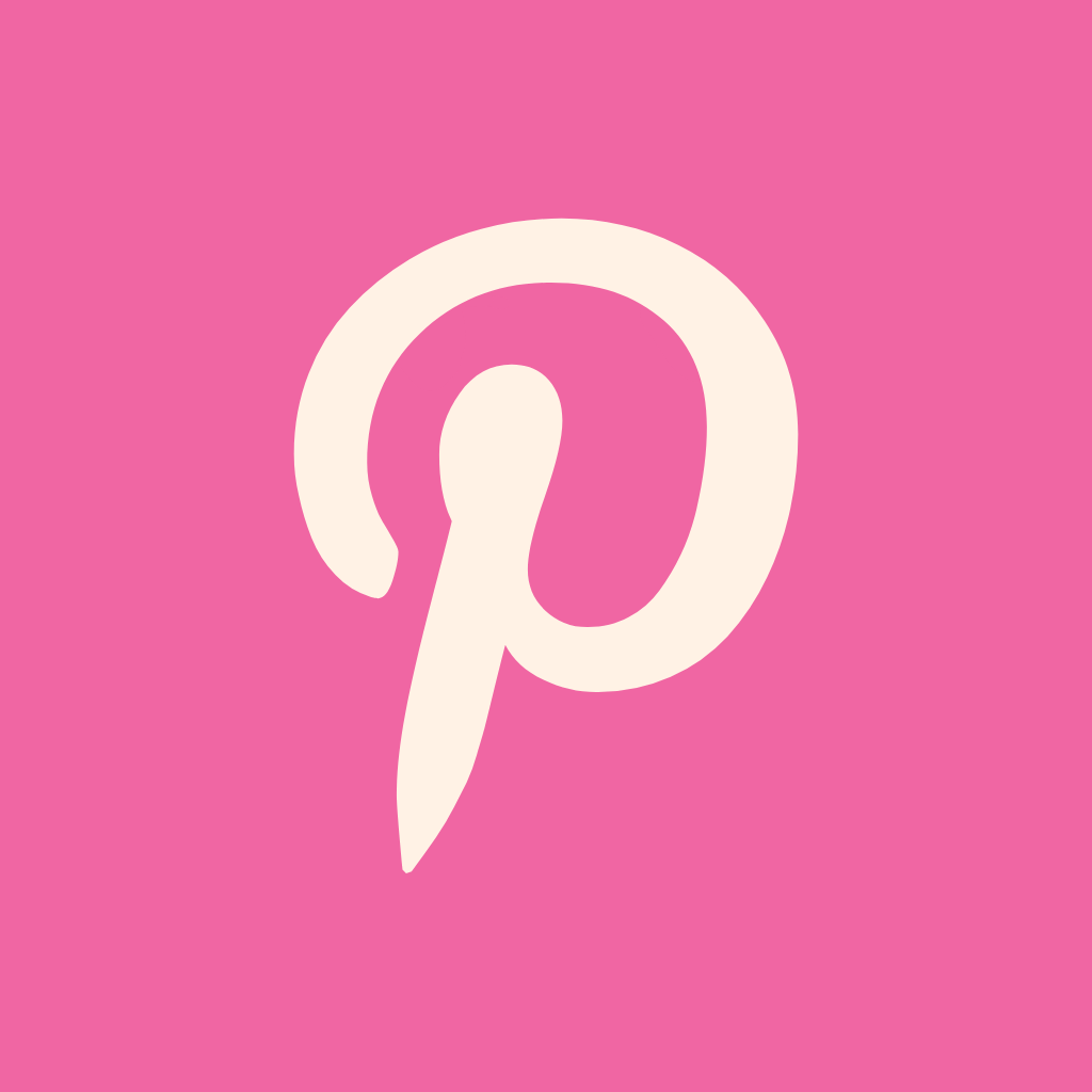 Hot Pink App Icon Pinterest