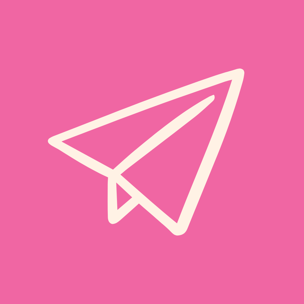 Hot Pink App Icon Telegram