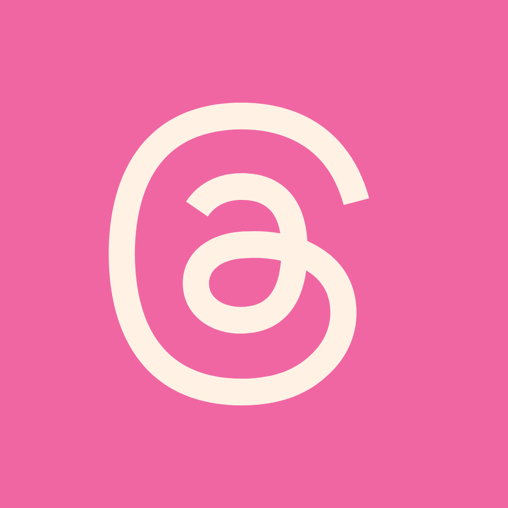 Hot Pink App Icon Threads