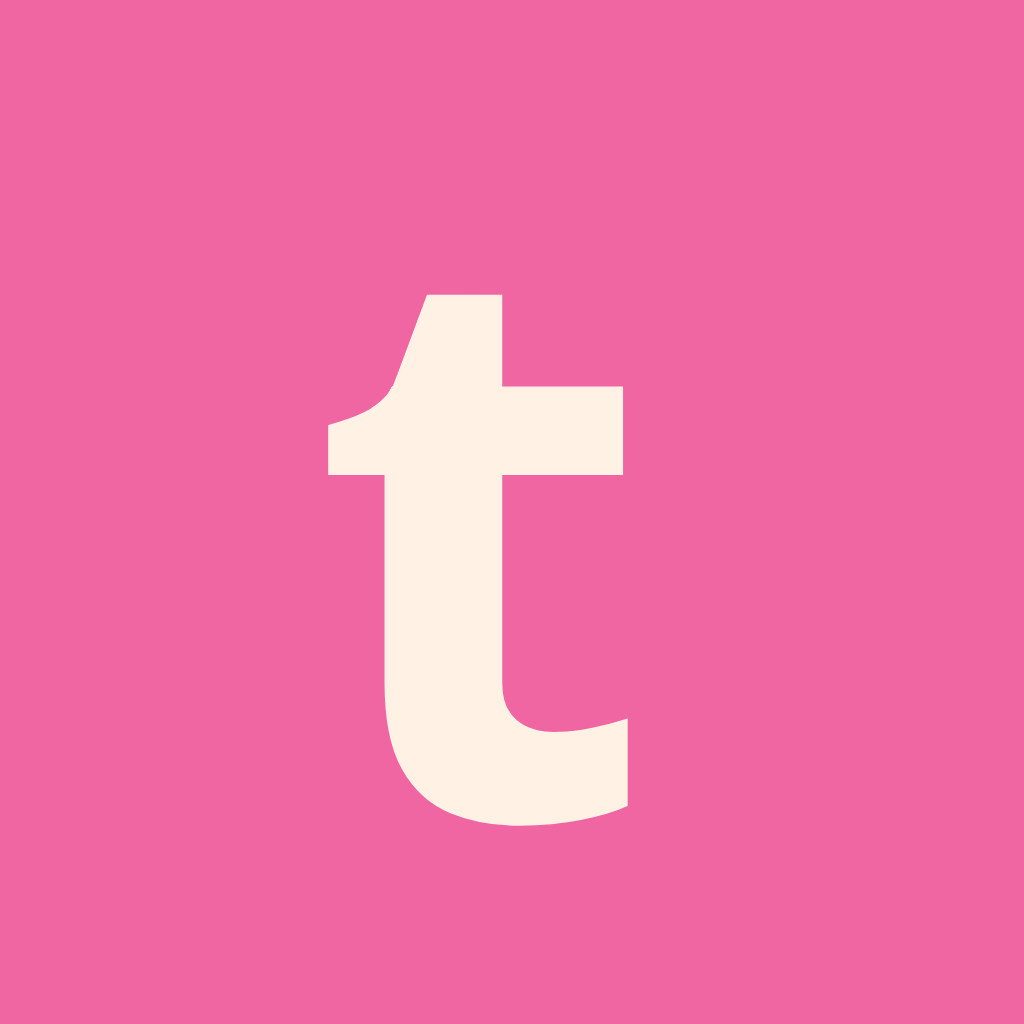 Hot Pink App Icon Tumblr