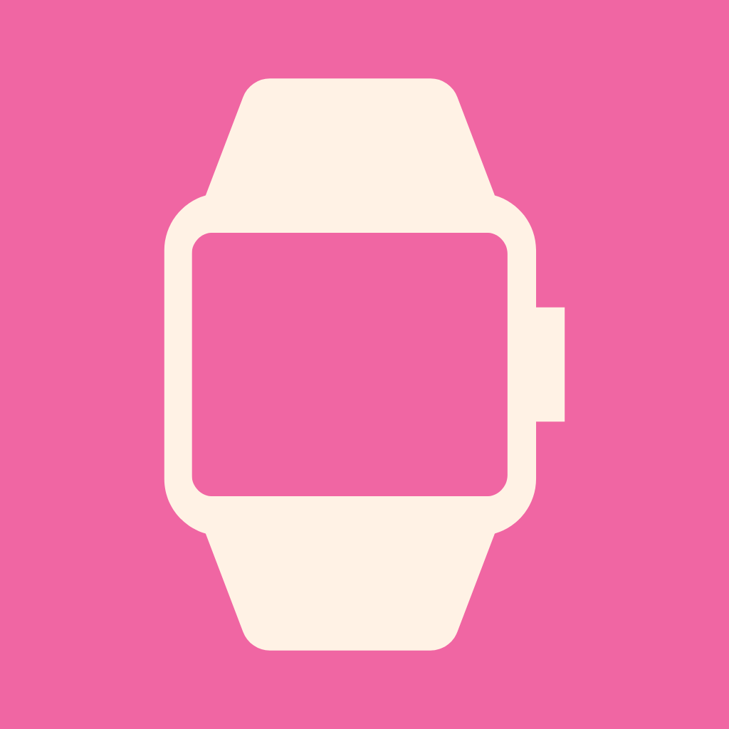 Hot Pink App Icon Watch