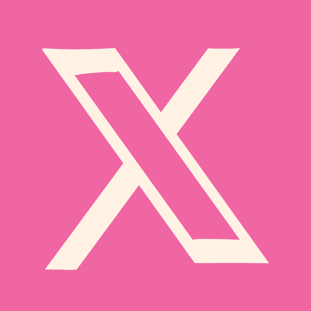 Hot Pink App Icon X