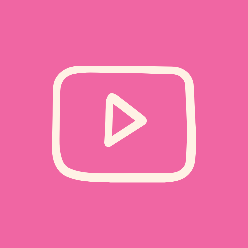 Hot Pink App Icon Youtube