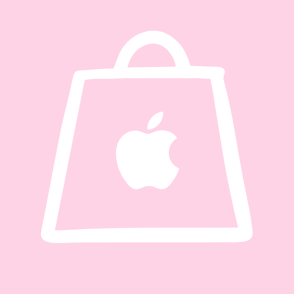 Light Pink App Icon Apple Store