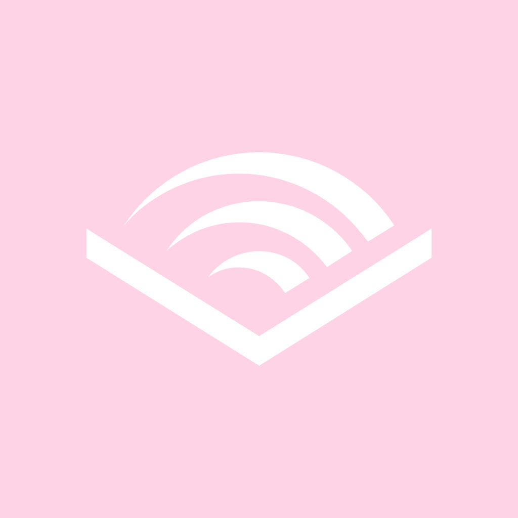 Light Pink App Icon Audible