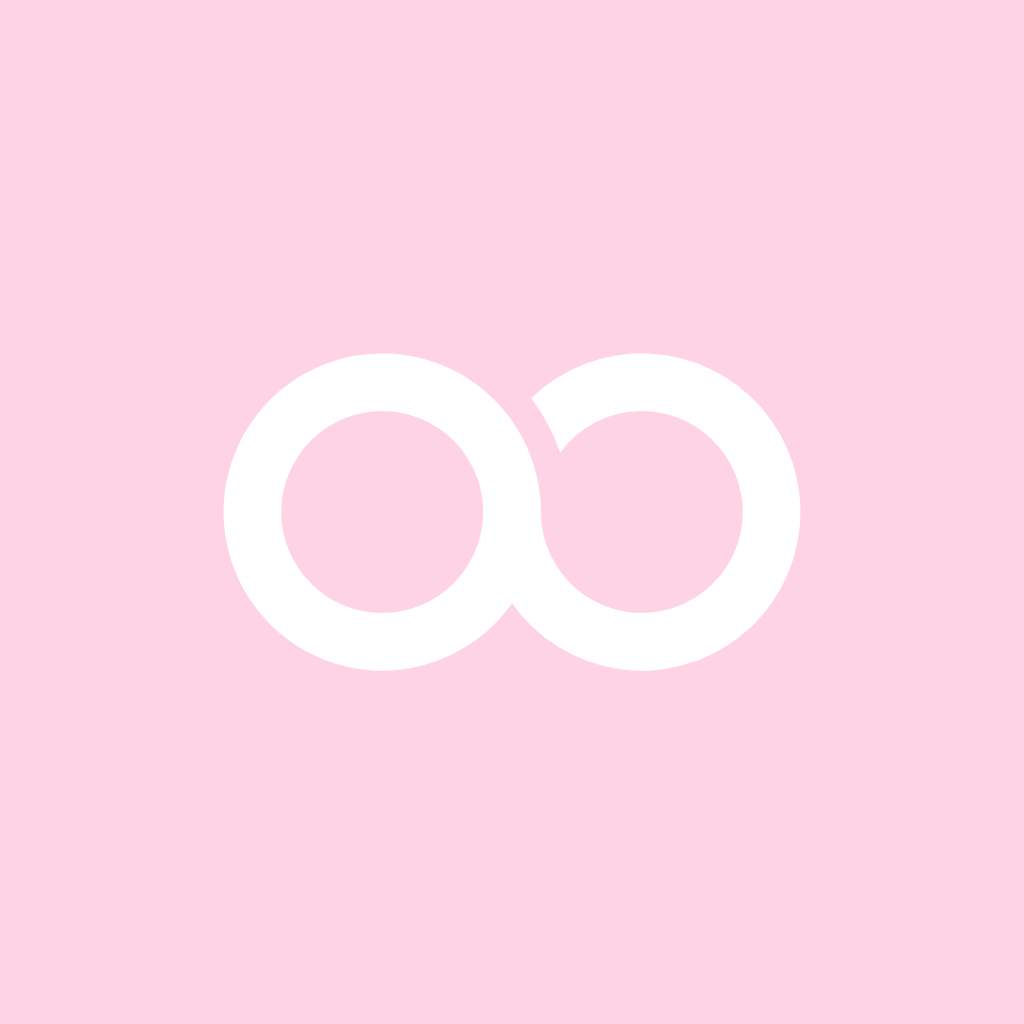 Light Pink App Icon Boomerrang