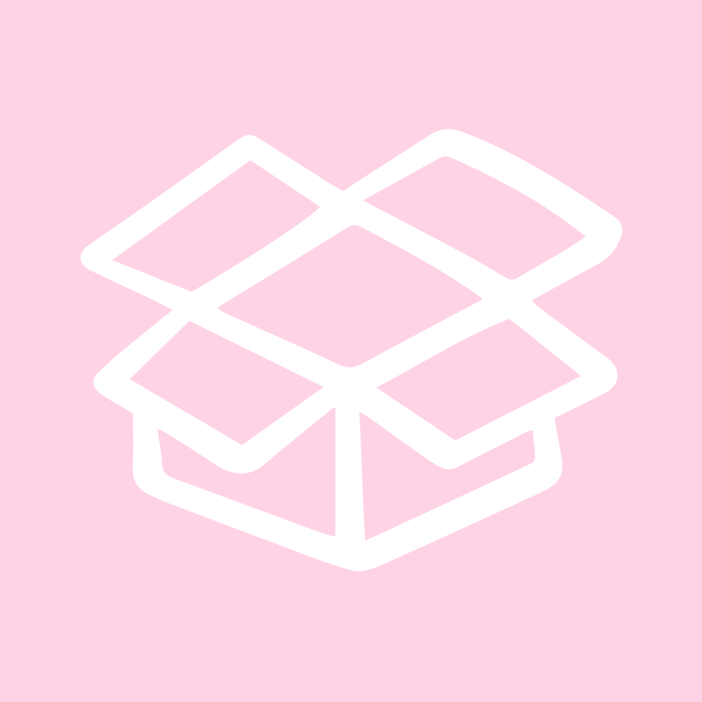 Light Pink App Icon Dropbox