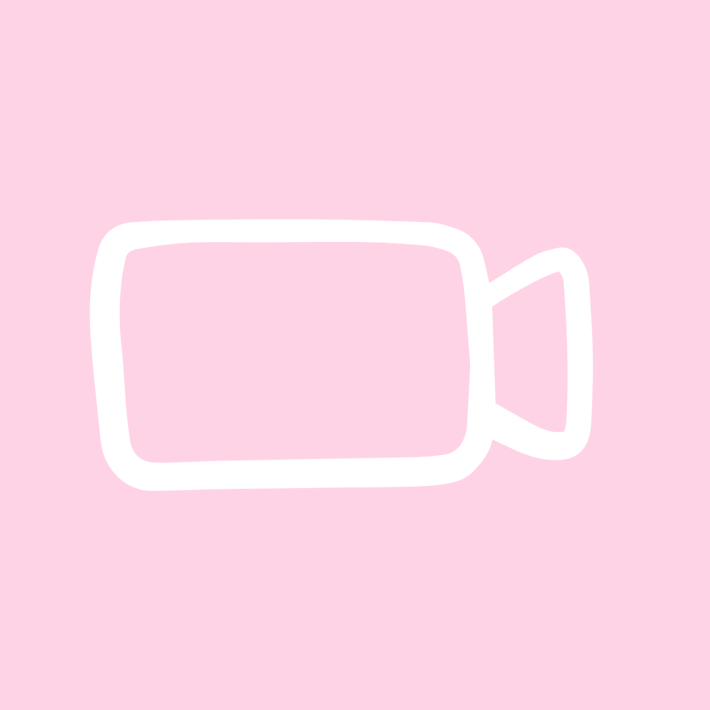 Light Pink App Icon FaceTime